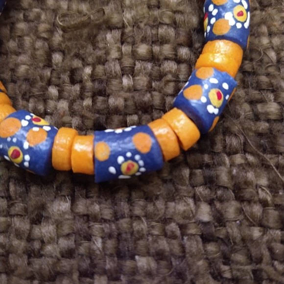 Krobo bead bracelet from Africa - Picture 2 of 4